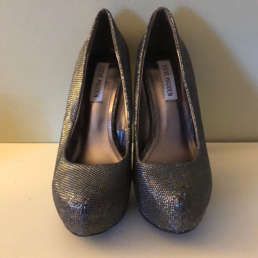 Steve Madden Sparkle Platform Heels